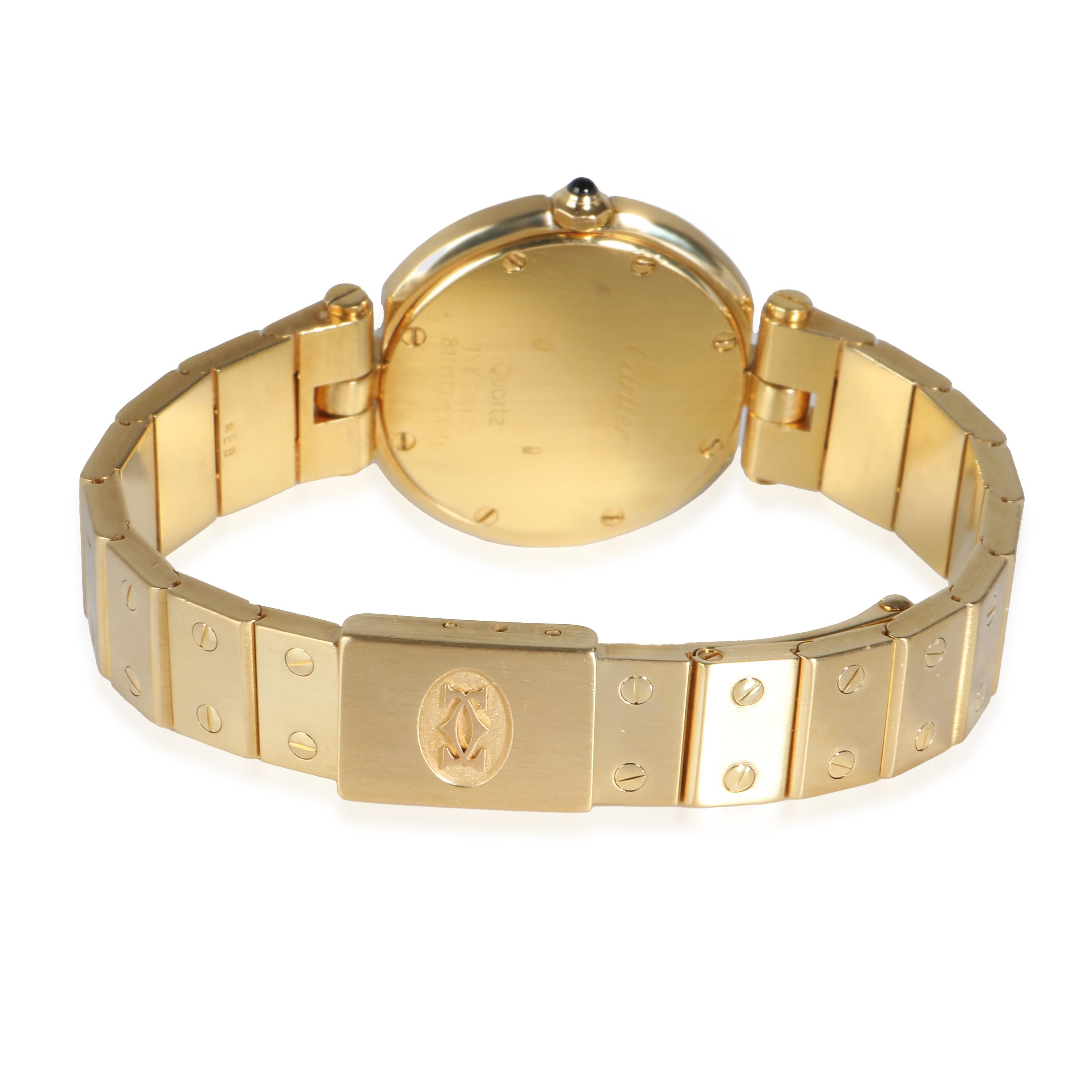 Reloj Cartier Santos Vendome Ronde de Cartier 8191 para mujer en oro amarillo de 18 quilates

SKU: 140700

DETALLES PRINCIPALES
Marca: Cartier
Model No: Santos Vendome Ronde de Cartier
País de origen: Suiza
Tipo de movimiento: Cuarzo: Pila
Año de