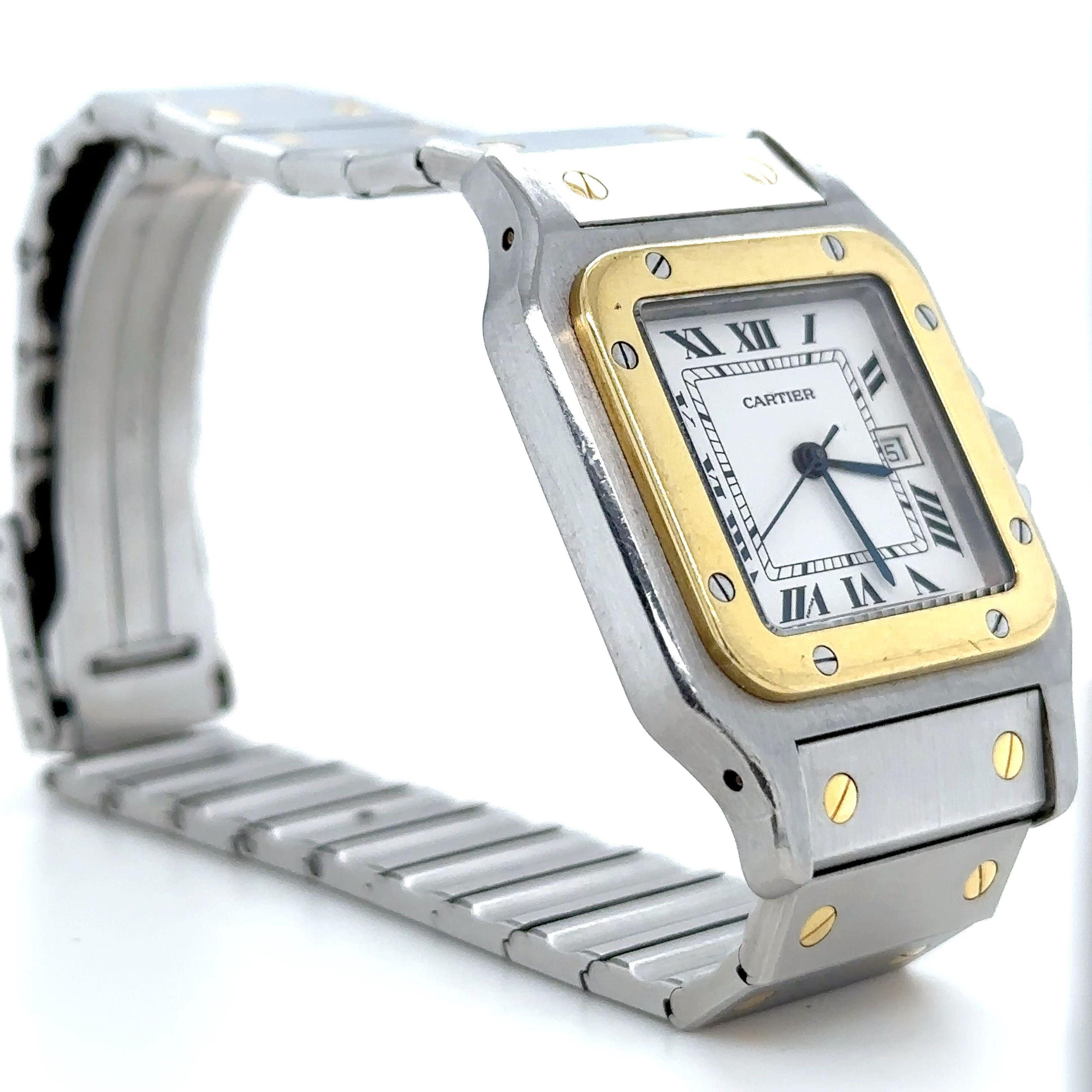 Cartier Santos-Uhr für Damen oder Herren im Angebot