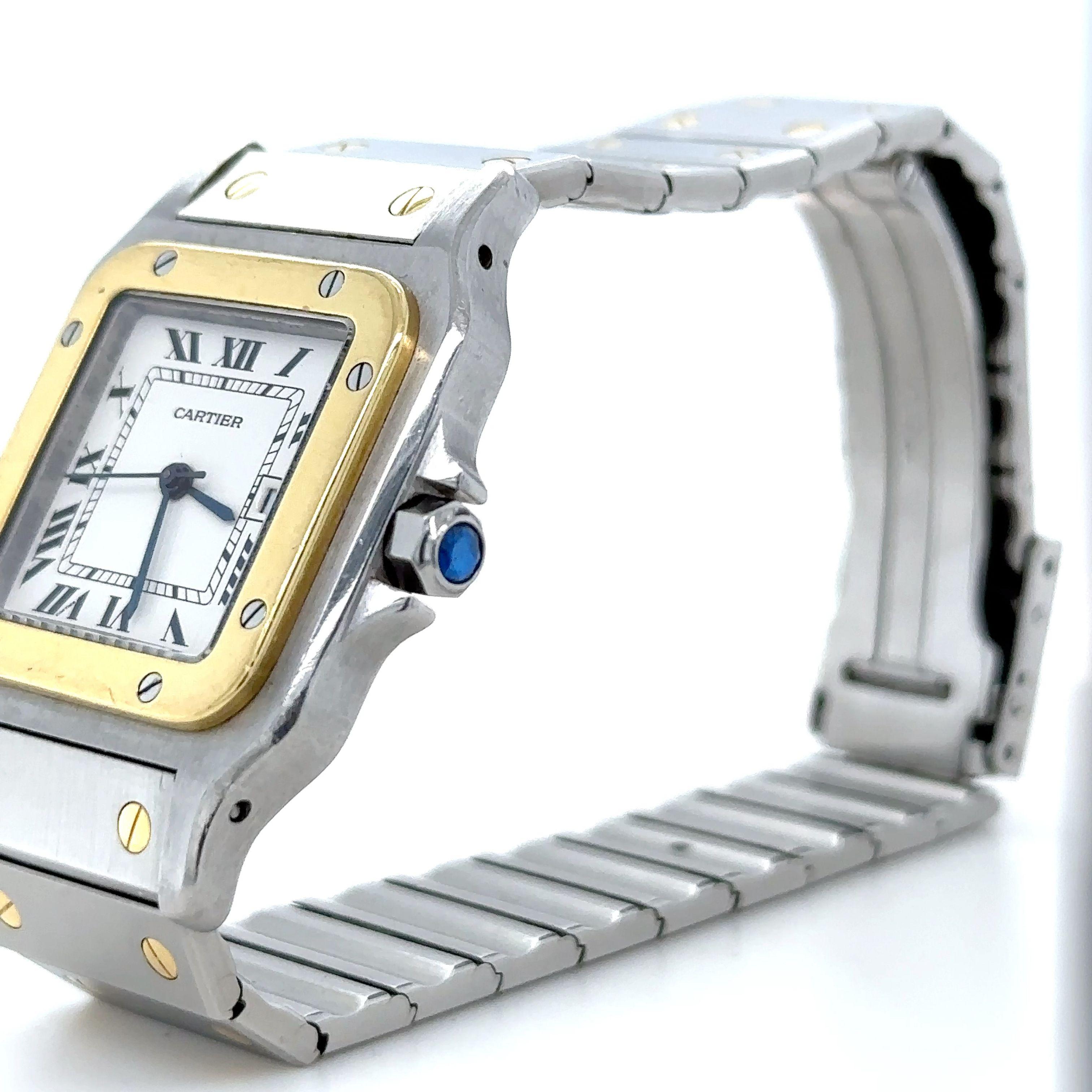 Cartier Santos-Uhr im Angebot 1