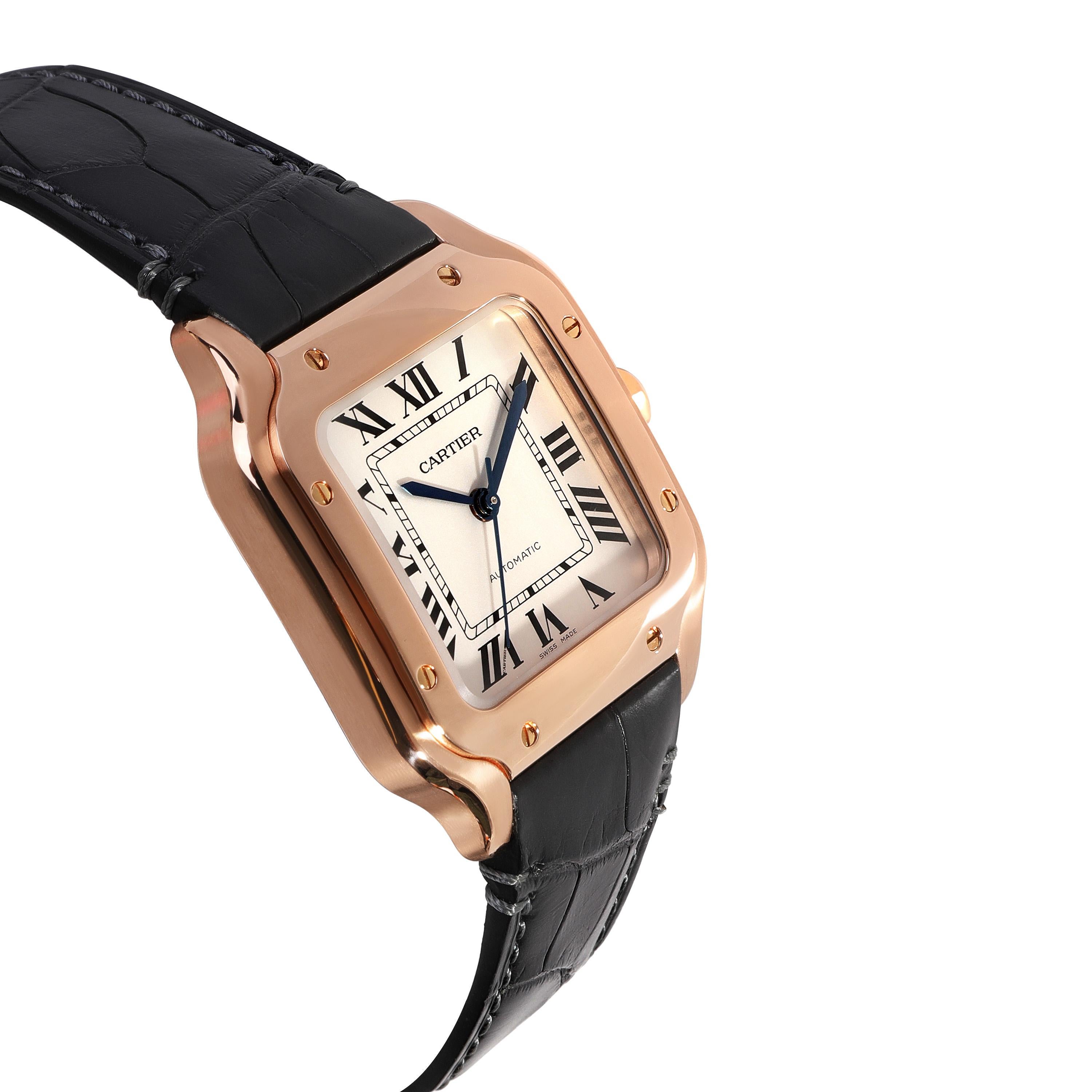 Cartier Santos WGSA0012 Unisex Watch in 18kt Rose Gold 1