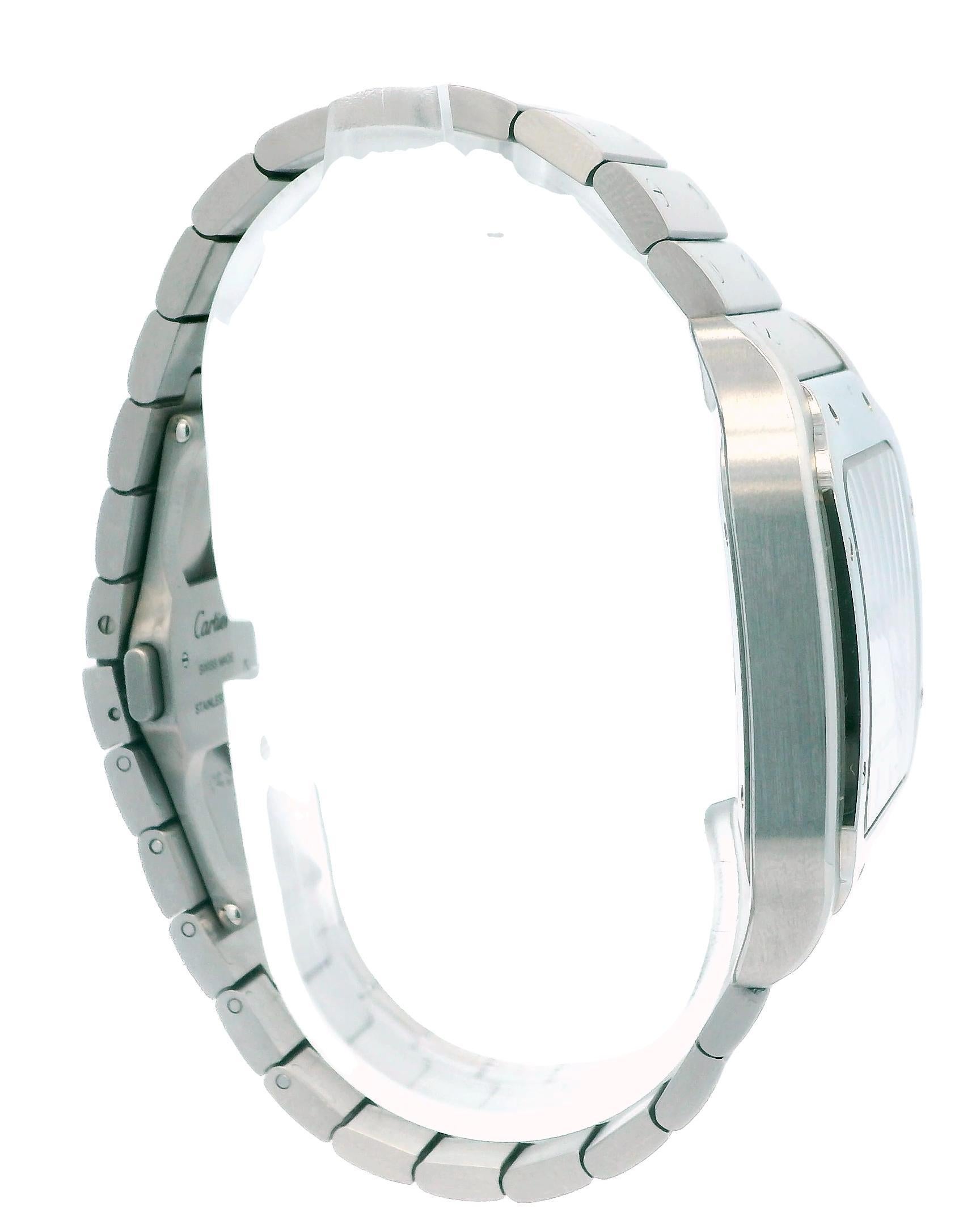 Cartier Santos WSSA0018 Große Größe Herrenuhr Box Papiere im Angebot 3