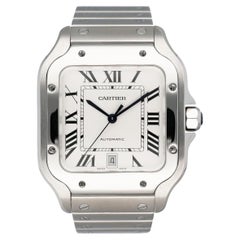 Cartier Santos WSSA0018 Large Size Mens Watch Box Papers
