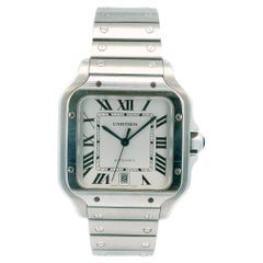 Cartier Santos WSSA0018 Large Size Mens Watch Box Papers