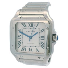 Cartier Santos WSSA0029 MidSize Orologio in acciaio inossidabile e scatola