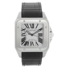 Cartier Santos XL 100 Steel Automatic Men's Watch W20073X8 2656