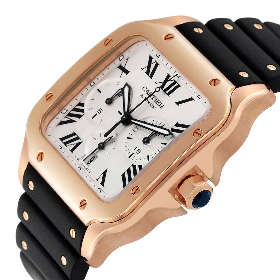 cartier santos rose gold