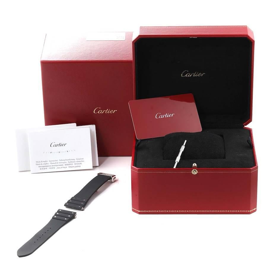 Cartier Santos XL Chronograph Steel Yellow Gold Mens Watch W2SA0008 Unworn 3
