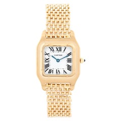 Cartier Santos Yellow Gold Quartz Unisex Watch