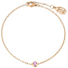 Cartier Saphirs Légers De Cartier Pink Sapphire 18K Rose Gold Bracelet
