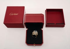 Cartier Cocktailring mit Saphir und Diamant