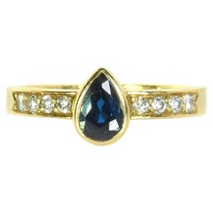 Cartier Sapphire and Diamond Ring