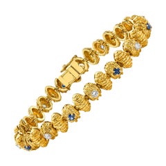Bracelet de saphirs et de diamants de Cartier, circa 1970