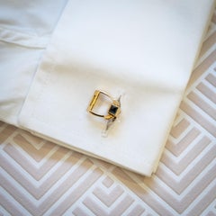 Cartier Sapphire Stirrup Cufflinks