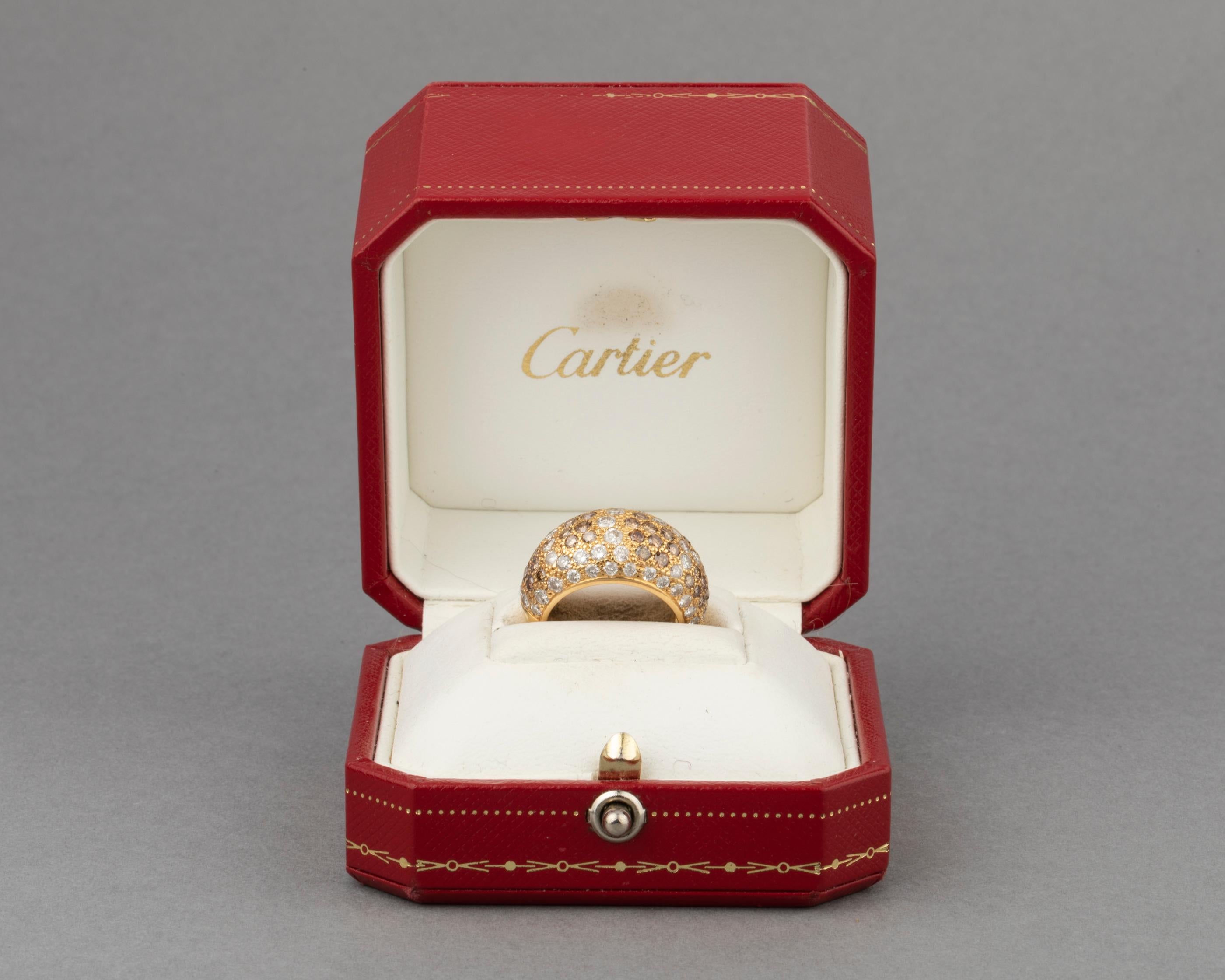 Round Cut Cartier Sauvage Diamonds Ring