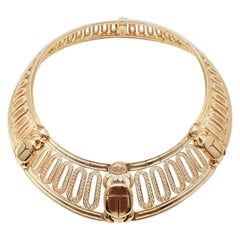 Cartier Scarab 20.72 Carat Diamond Yellow Gold Collar Choker Necklace