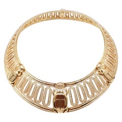 Cartier Scarab 20.72 Carat Diamond Yellow Gold Collar Choker Necklace