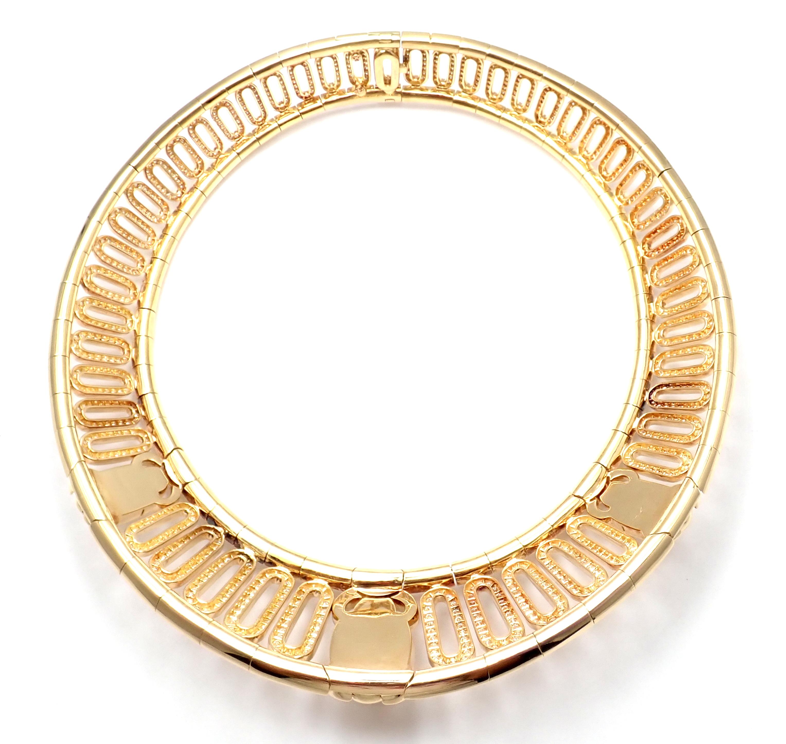 Brilliant Cut Cartier Scarab 20.72 Carat Diamond Yellow Gold Collar Choker Necklace