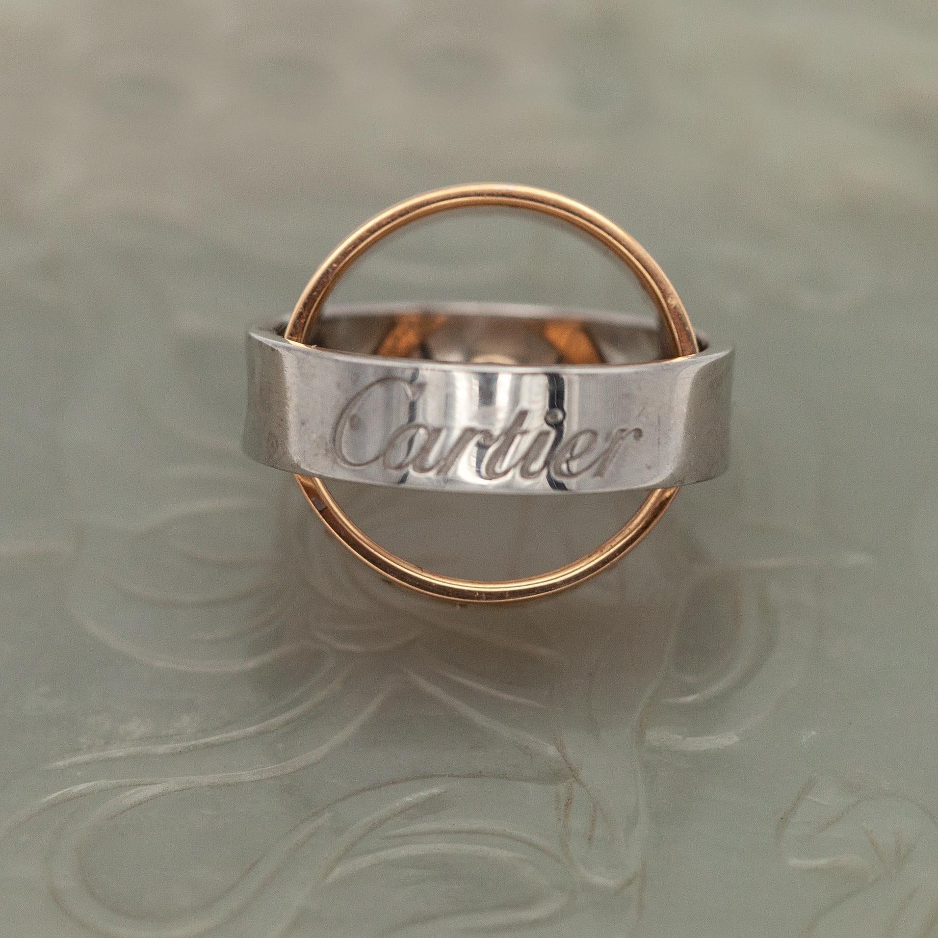 Anello/pendente Cartier Secret Love - Oro bicolore 18 carati in vendita 2