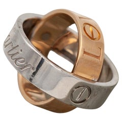 Cartier Secret Love Ring Pendant in 18 Karat Two-Tone Gold