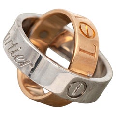 Cartier Secret Love Ring Pendant in 18 Karat Two-Tone Gold