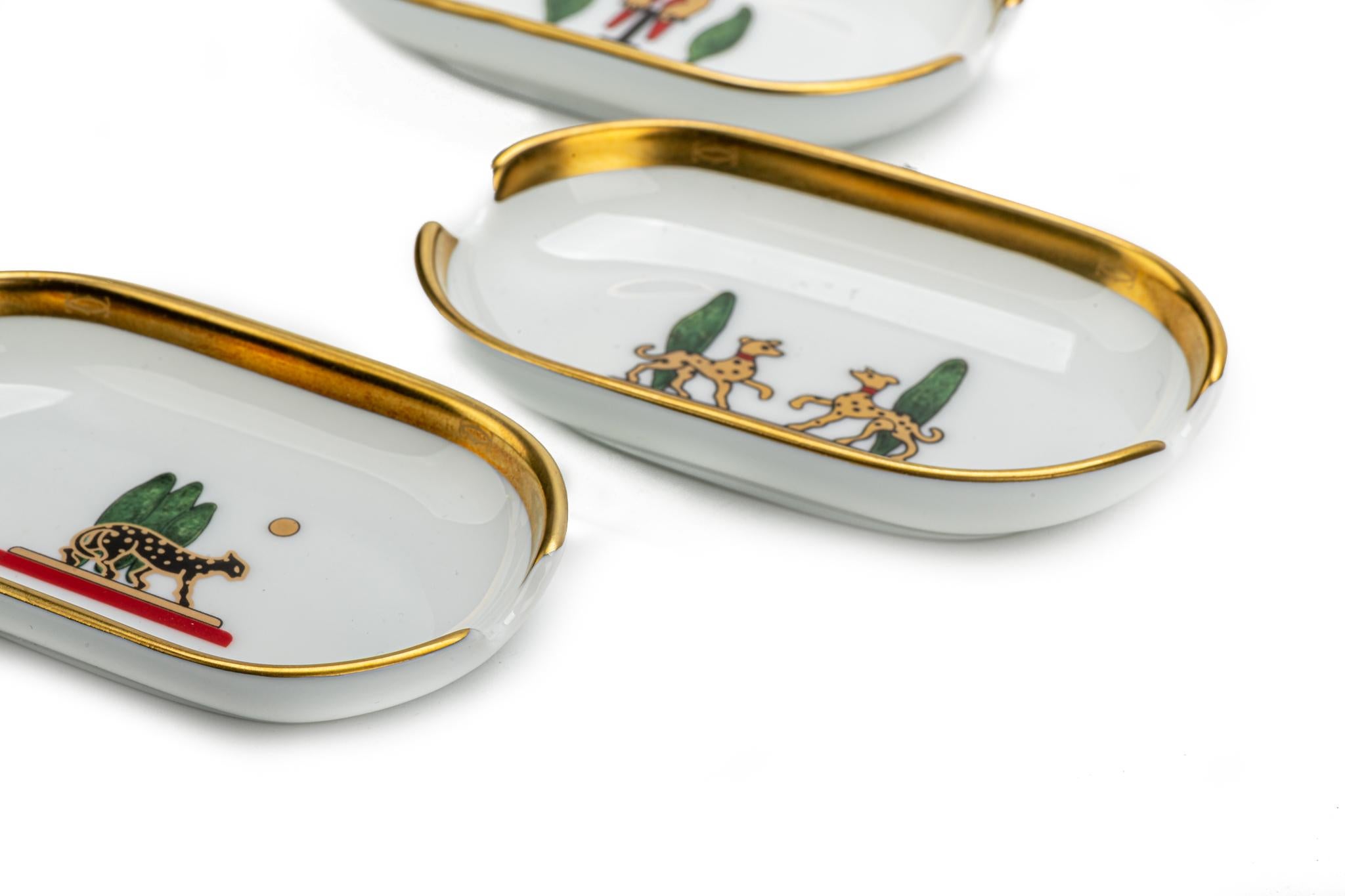 Cartier Set Of 3 Small Dishes In Box 3