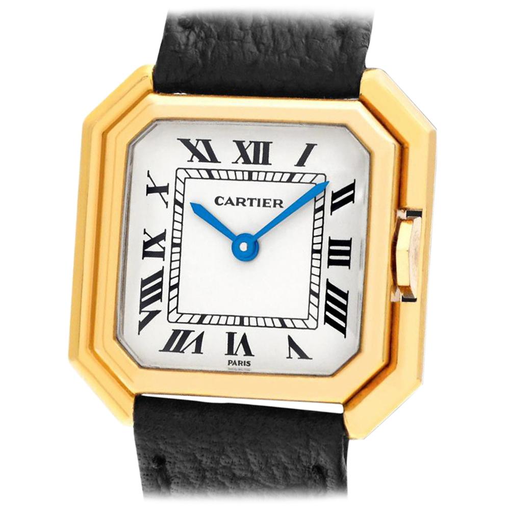 Cartier Sextavado 78099 18 Karat Manual Watch