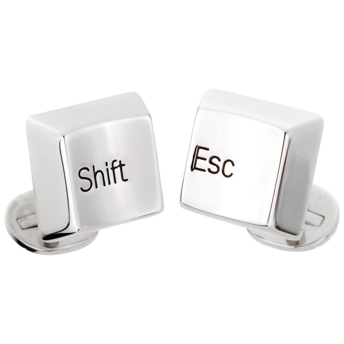 Cartier Shift Escape Keyboard Cufflinks For Sale