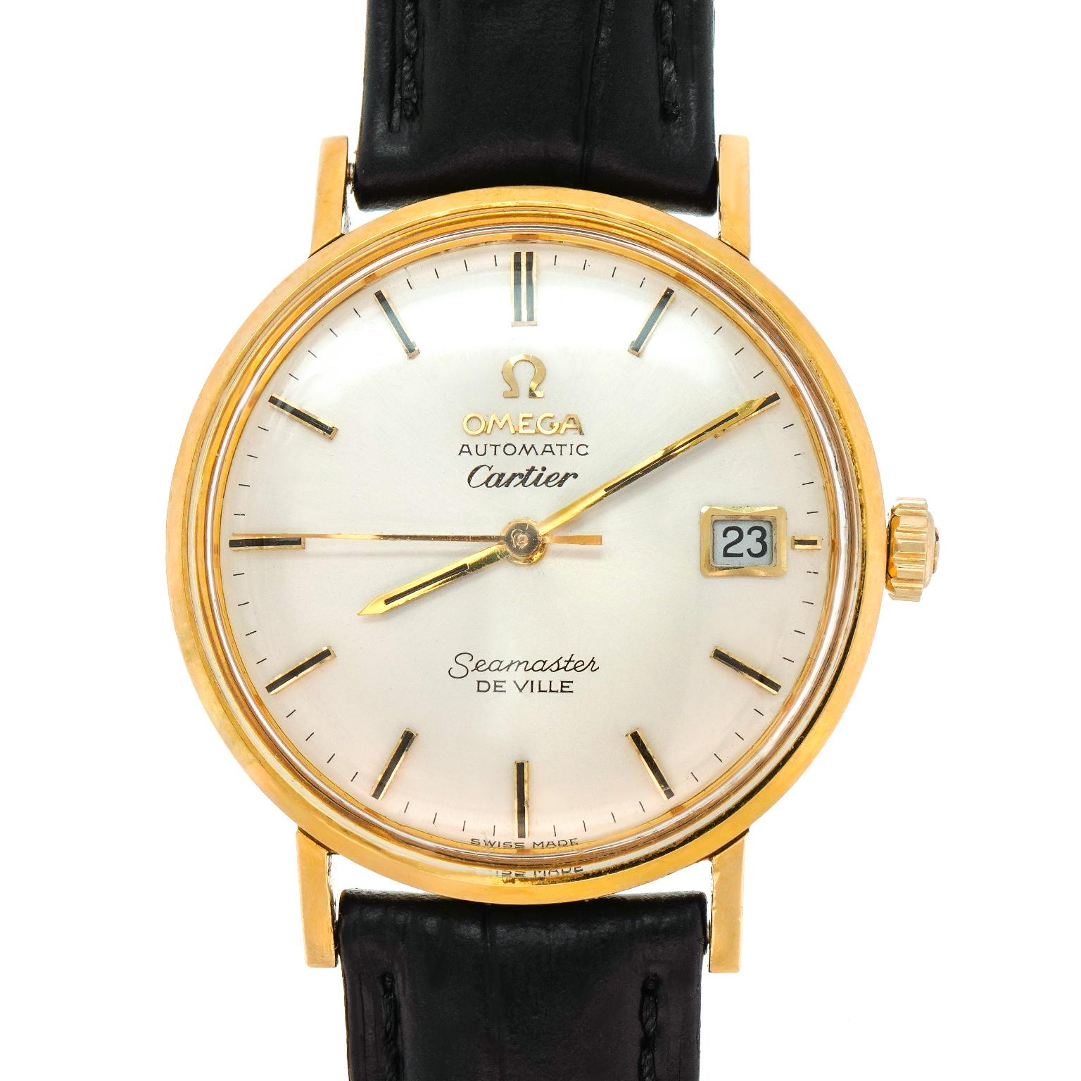 Cartier Signature Omega Seamaster Wristwatch 5
