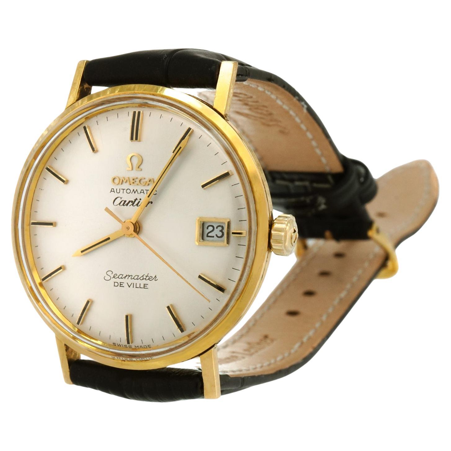 Cartier Signature Omega Seamaster Wristwatch