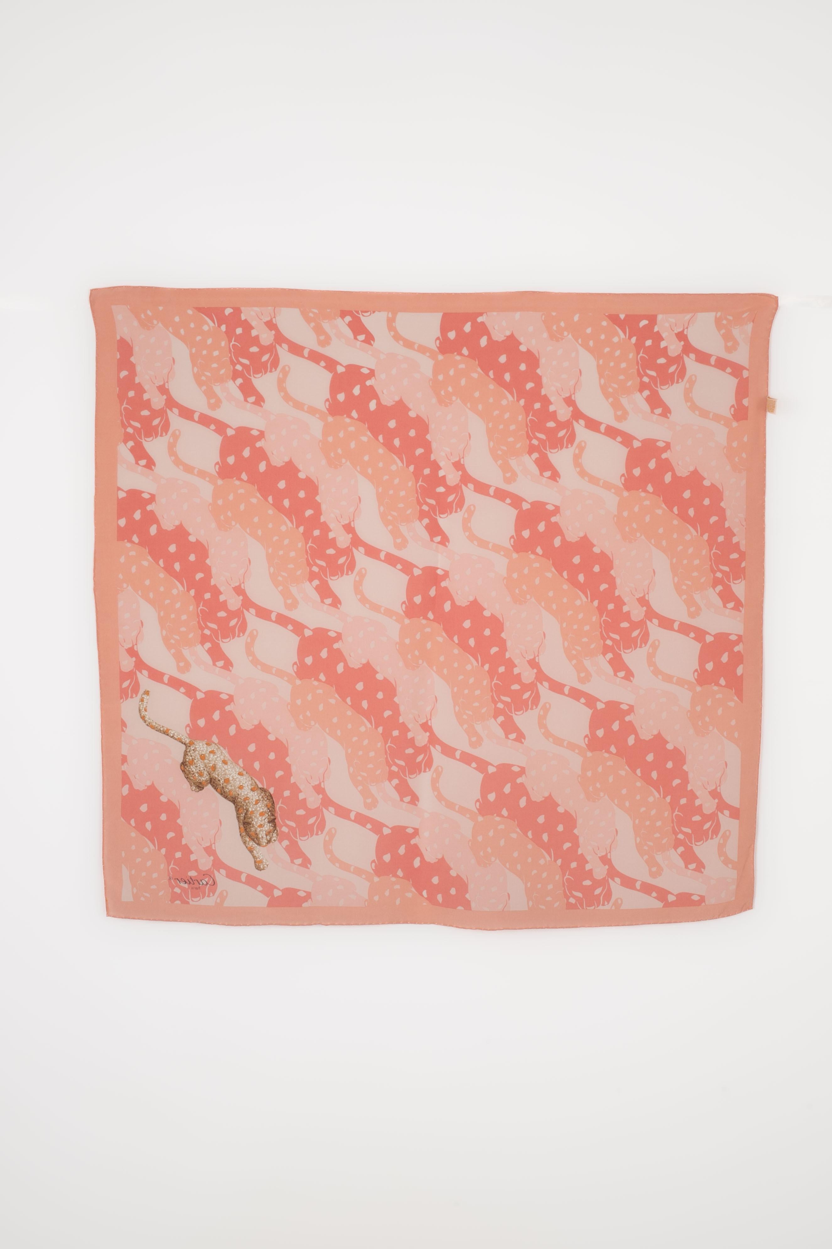 Cartier silk foulard For Sale 1
