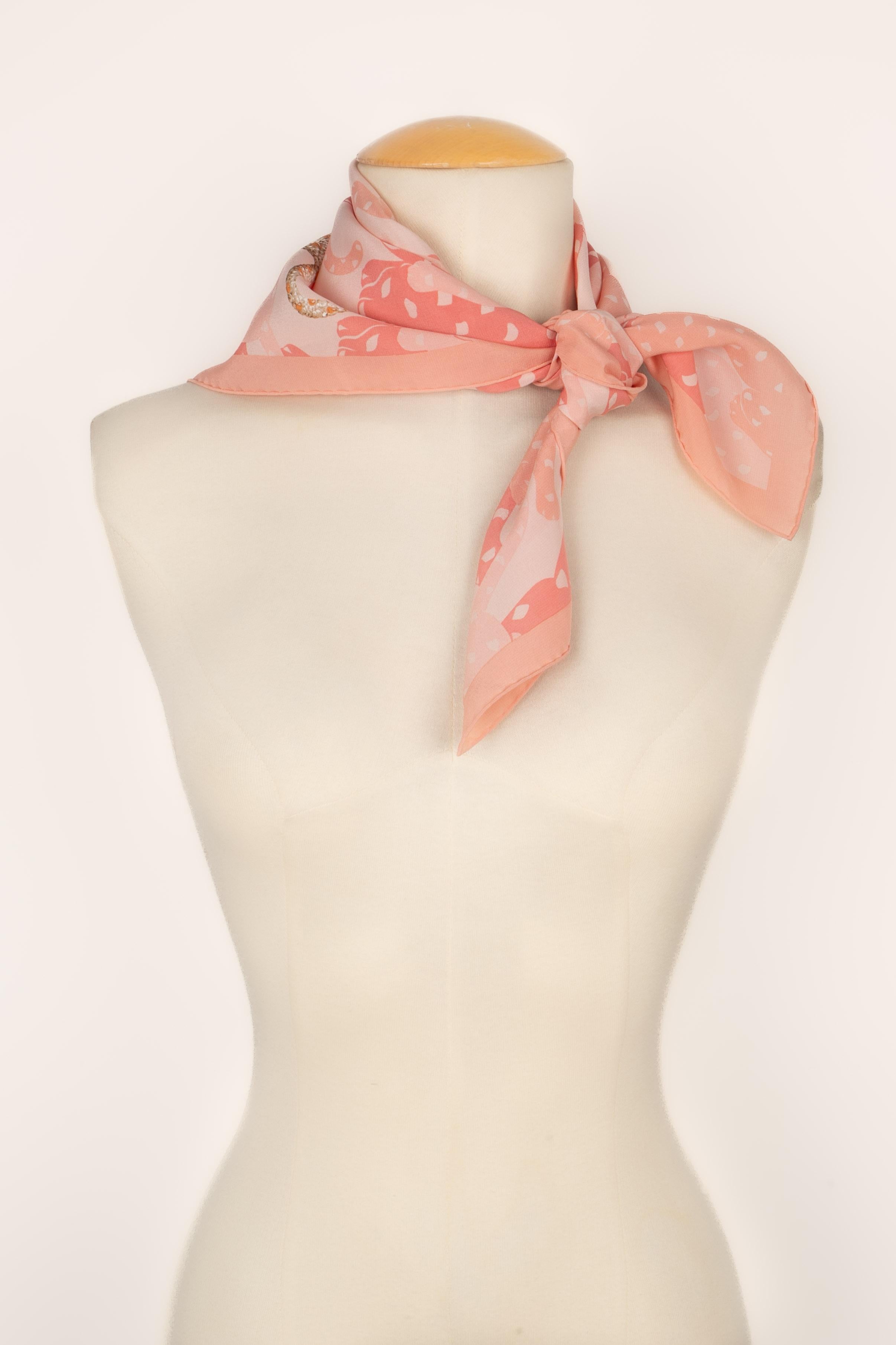 Cartier silk foulard For Sale 2