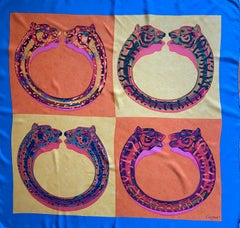 Cartier Silk Scarf "Panther Bracelet"