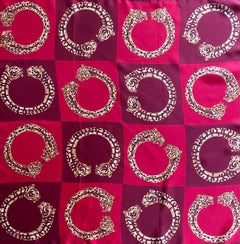 Cartier Silk Scarf "Panther Bracelet"