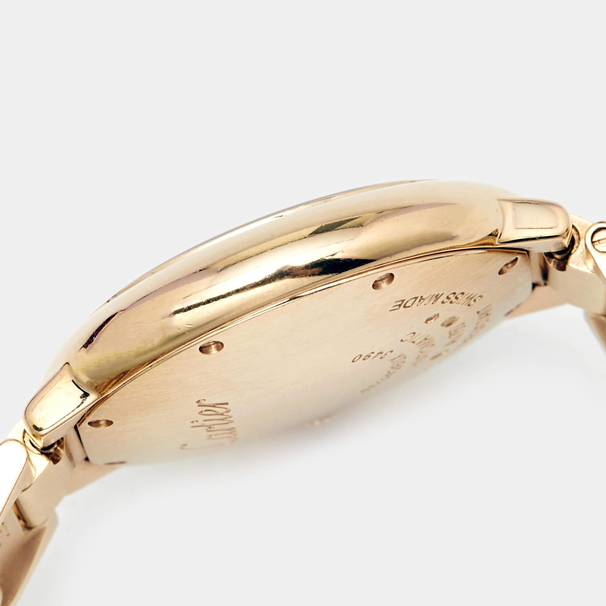 Cartier Silver 18K Rose Gold Ballon Bleu 3490 Women's Wristwatch 33 mm 1