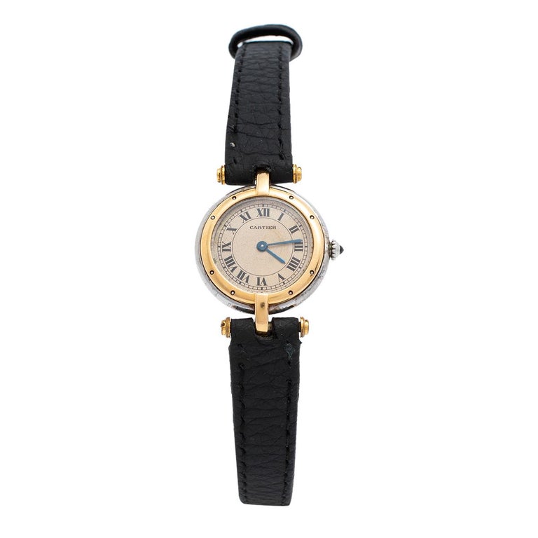 Cartier Silver 18K Yellow Gold Panthere Vendome 1057920 Women's ...
