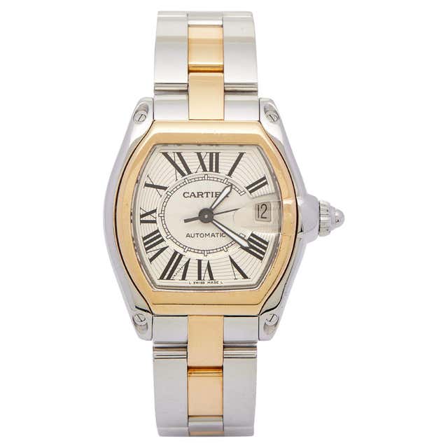 Cartier Roadster 2510 Men's Stainless Steel and Yellow Gold Large ...
