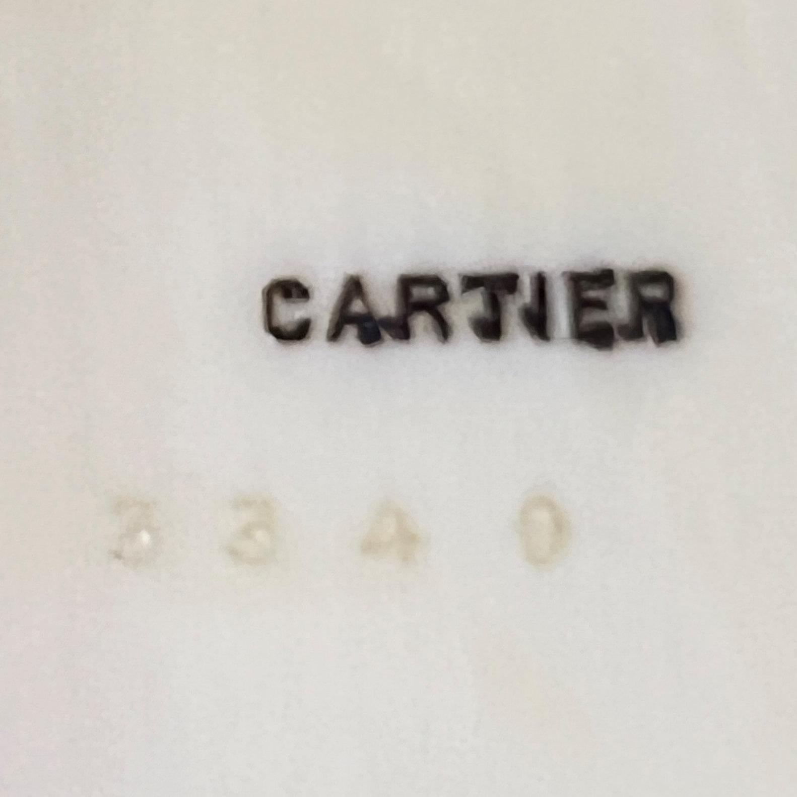 Cartier Bilderrahmen aus Silber und Emaille, um 1900 im Angebot 5