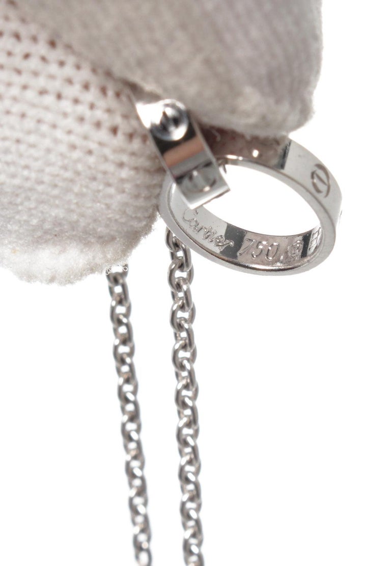 Cartier Silver Baby Love Bracelet at 1stDibs