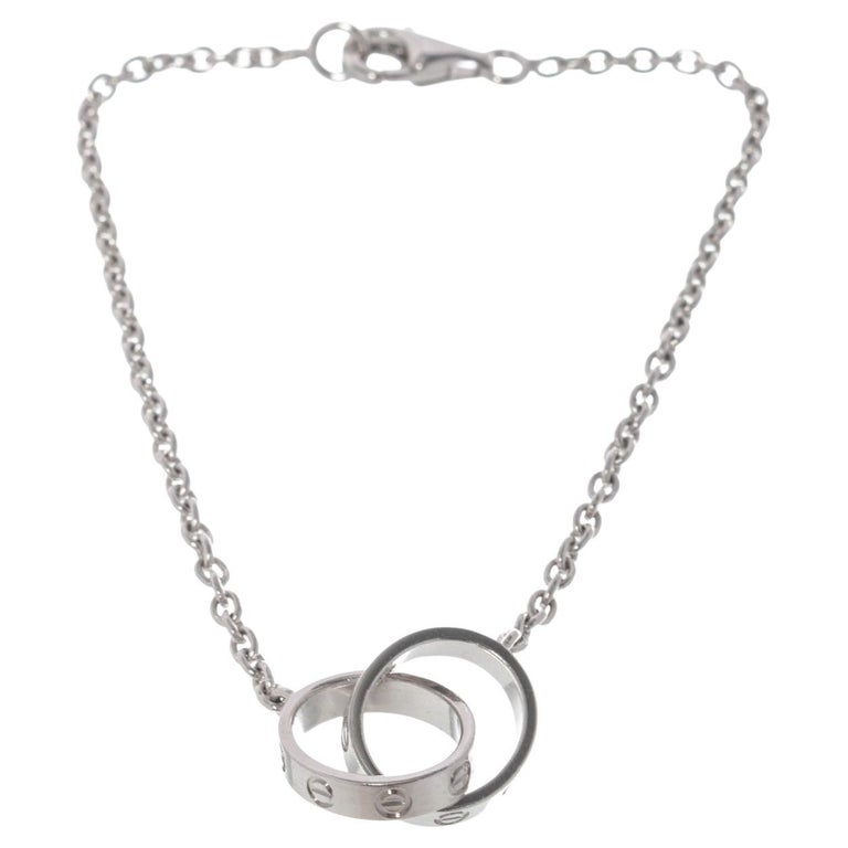 Cartier Silver Baby Love Bracelet at 1stDibs
