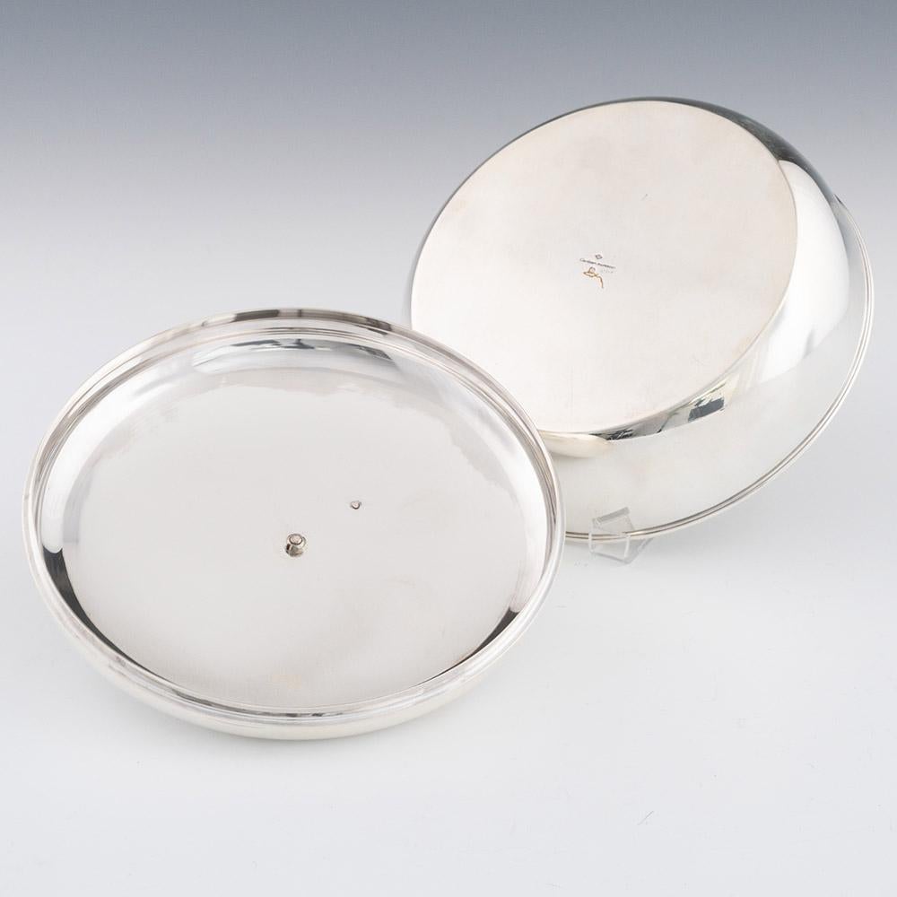 Argento Scatola e coperchio d'argento Cartier di Puiforcat c1940 in vendita