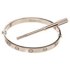 Cartier White Gold Love Bracelet