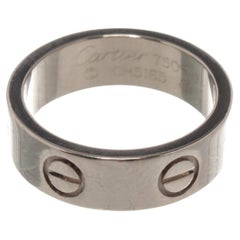 Cartier Silver Love Band Ring