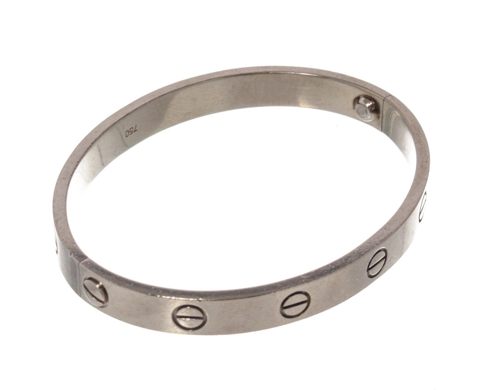 cartier bracelet price silver
