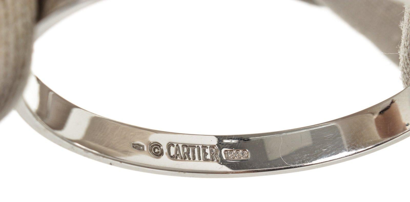 Women's Cartier Silver Love Bracelet For Sale