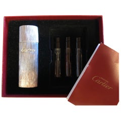 Cartier Silver Refillable Pocket Perfume Purse Spray