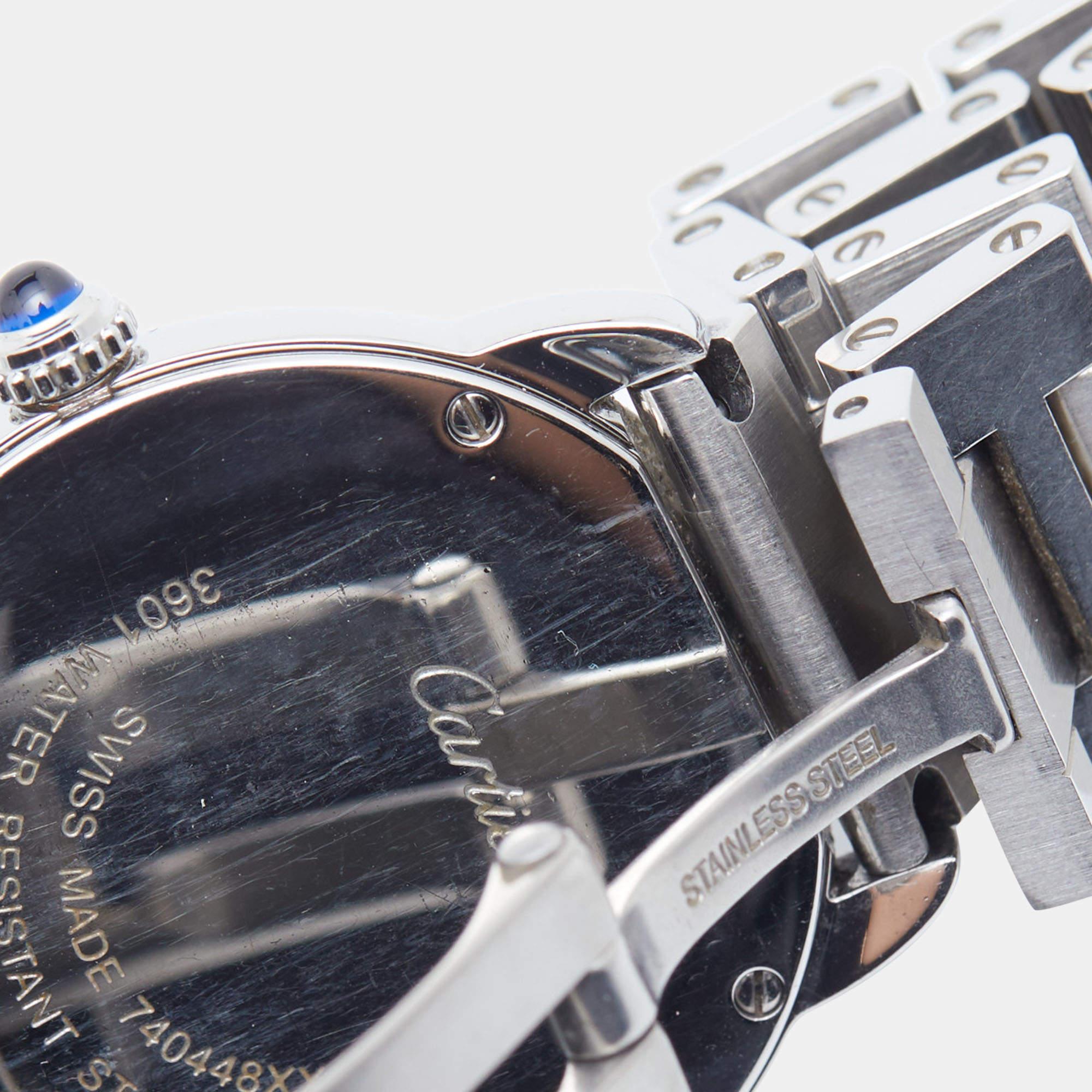 Cartier Silver Ronde Solo De Cartier 3601 Women's Wristwatch 29 mm 5