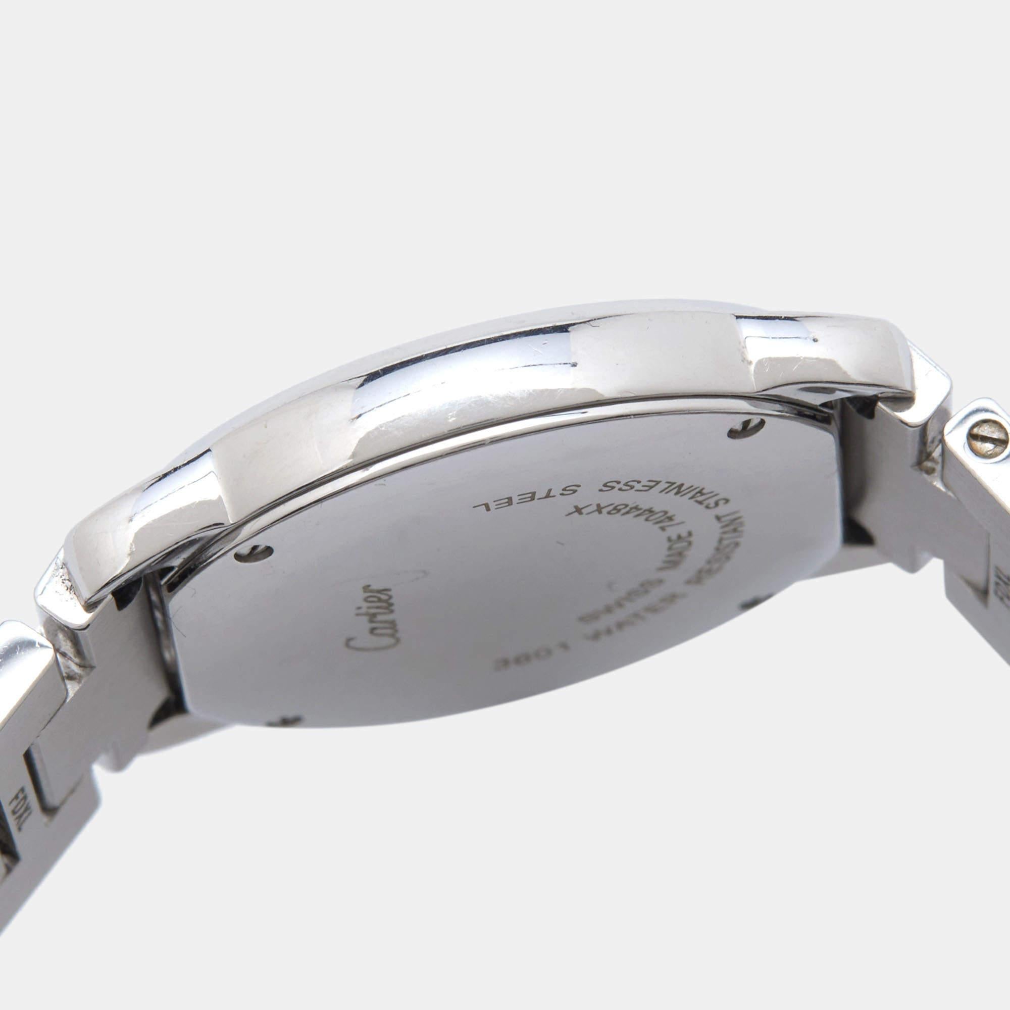 Cartier Silver Ronde Solo De Cartier 3601 Women's Wristwatch 29 mm 1