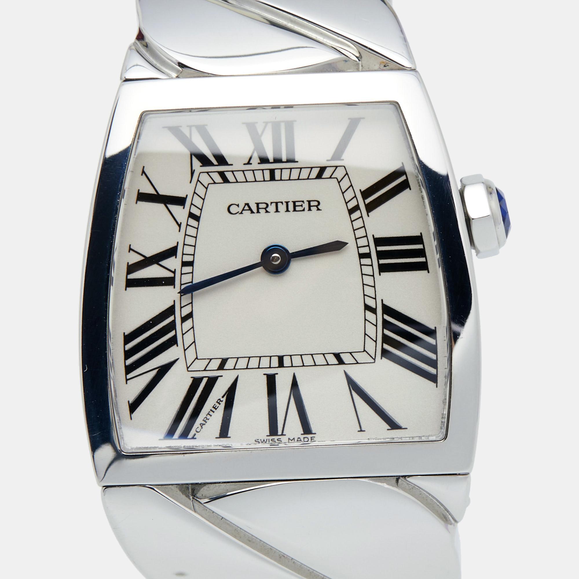 Cartier Silver Stainless Steel La Dona W660022I Women's Wristwatch 28 mm 1
