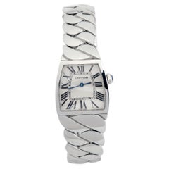 Cartier Silver Stainless Steel La Dona W660022I Women's Wristwatch 28 mm