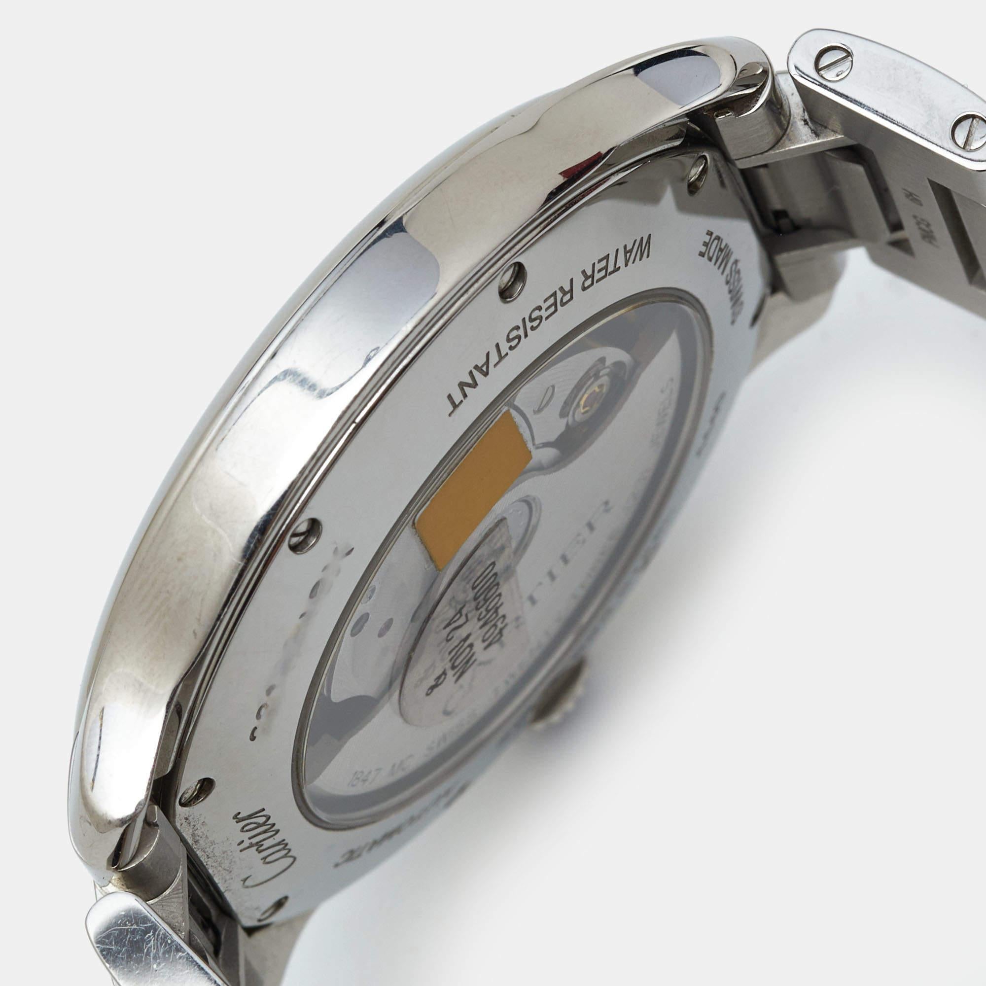Cartier Silver Stainless Steel Ronde Must WSRN0035 Men's Wristwatch 40 mm 2